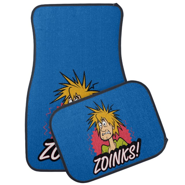 Shaggy "Zoinks!" Graphic Car Floor Mat (Set)