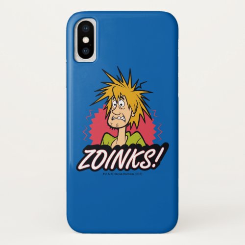 Shaggy Zoinks Graphic iPhone X Case