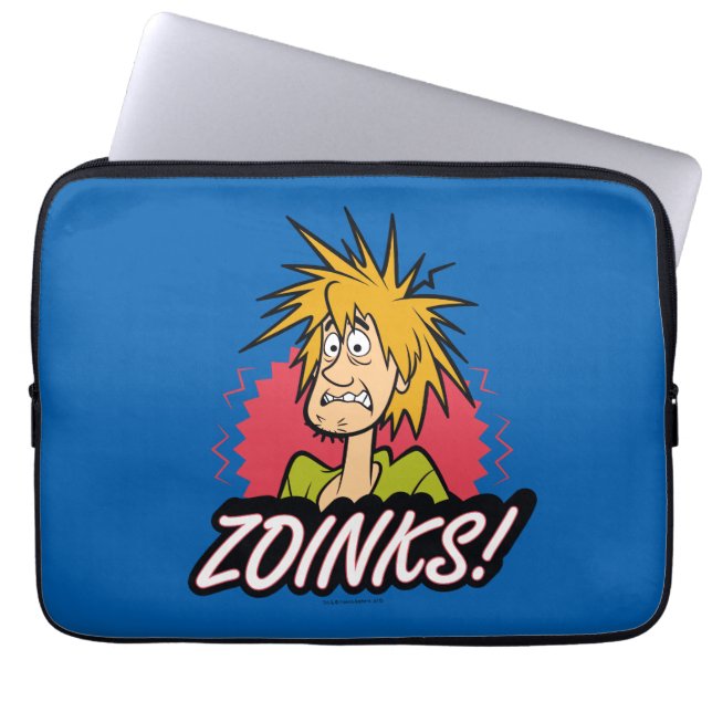 Shaggy "Zoinks!" Graphic Laptop Sleeve (Front)