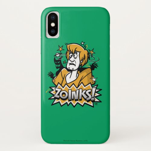 Shaggy Zoinks Halftone Graphic iPhone X Case