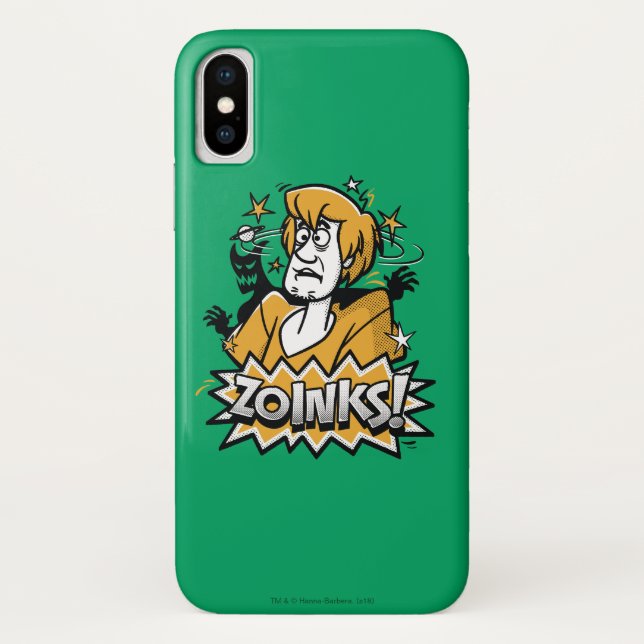 Shaggy "Zoinks!" Halftone Graphic Case-Mate iPhone Case (Back)
