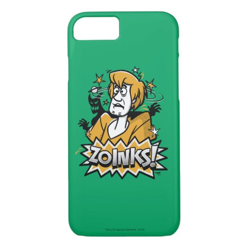 Shaggy Zoinks Halftone Graphic iPhone 87 Case
