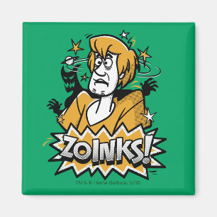 Shaggy "Zoinks!" Halftone Graphic Magnet