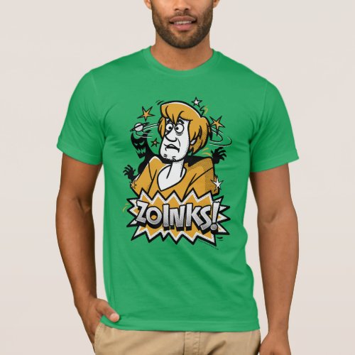 Shaggy Zoinks Halftone Graphic T_Shirt