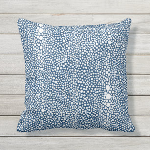 Shagreen Pillow in Navy
