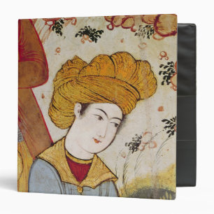 Shah Abbas I and a Courtier offering Binder