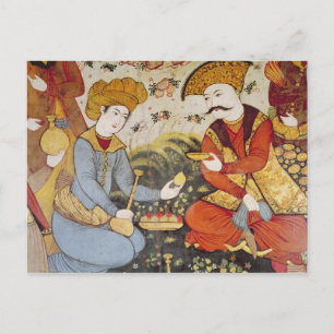 Shah Abbas I  and a Courtier Postcard
