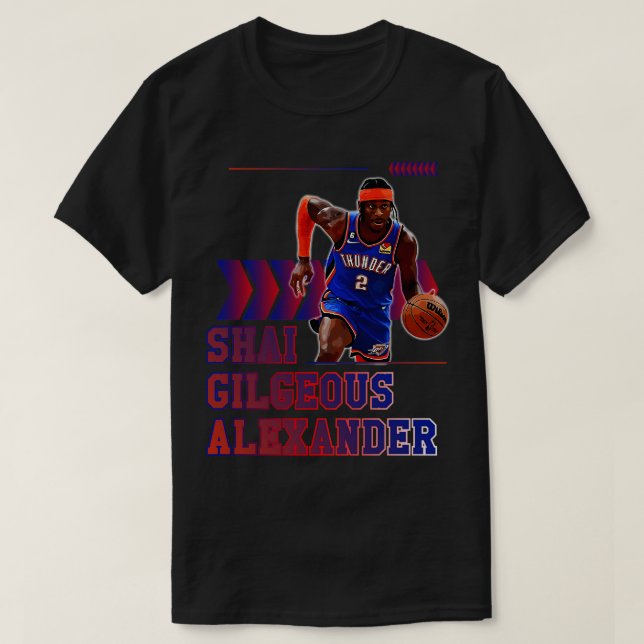 Shai Gilgeous Alexander Basketball T-Shirt (Design Front)