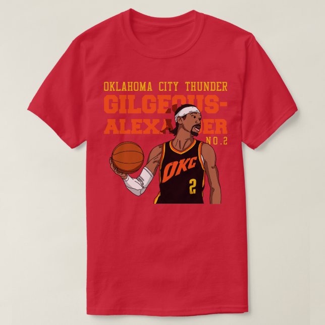 Shai GilgeousAlexander Comic Style T-Shirt (Design Front)