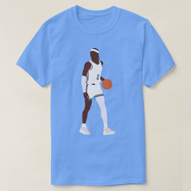 Shai GilgeousAlexander OKC Thunder T-Shirt (Design Front)