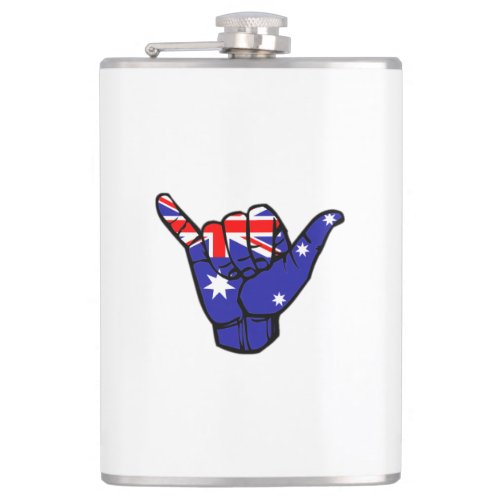 Shaka Australia Flag Flask