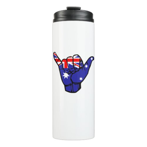 Shaka Australia Flag Thermal Tumbler