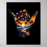 Aloha Shaka Hand, Hang Loose sign | Zazzle