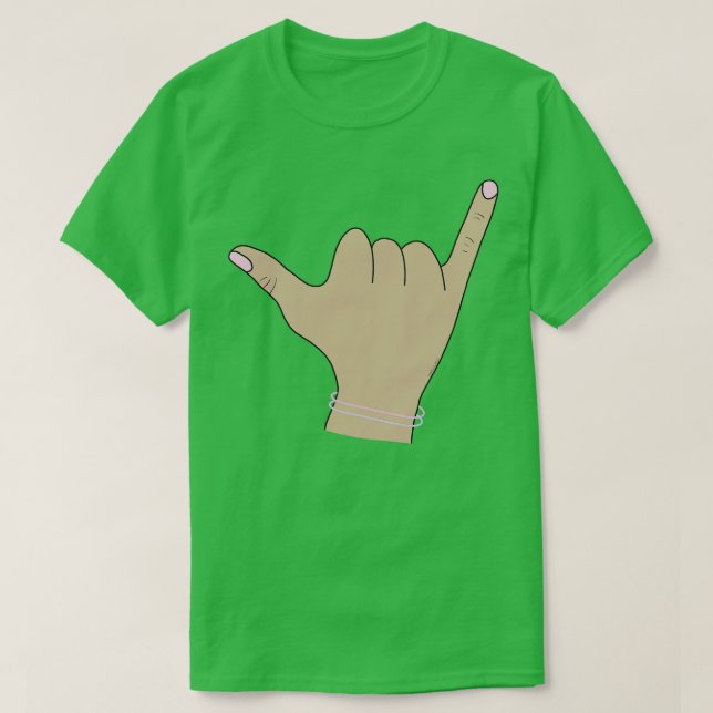 Shaka hand sign T-Shirt (Design Front)