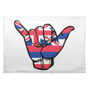 Shaka Hawaii Flag Placemat