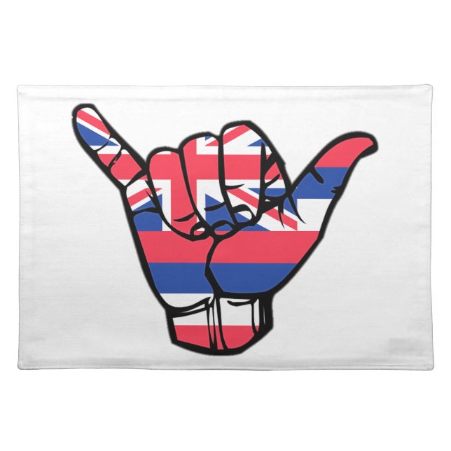 Shaka Hawaii Flag Placemat (Front)