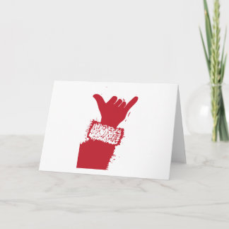 Shaka Santa Holiday Card