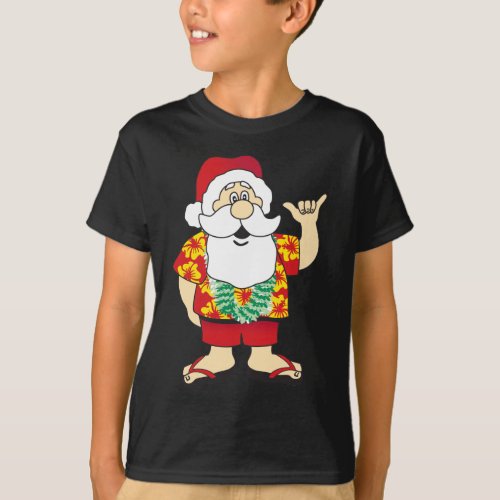 Shaka Santa T_Shirt