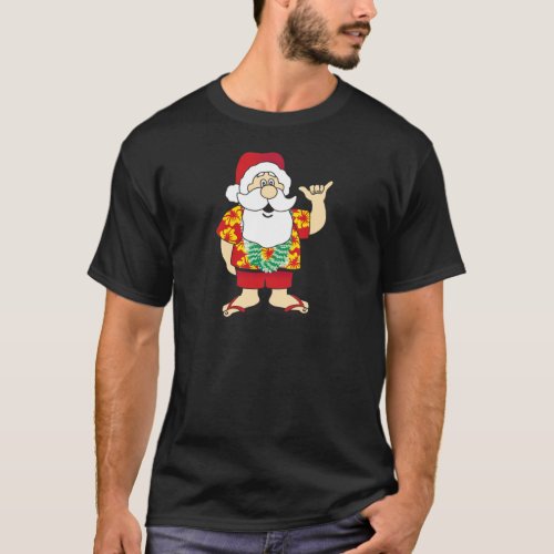 Shaka Santa T_Shirt