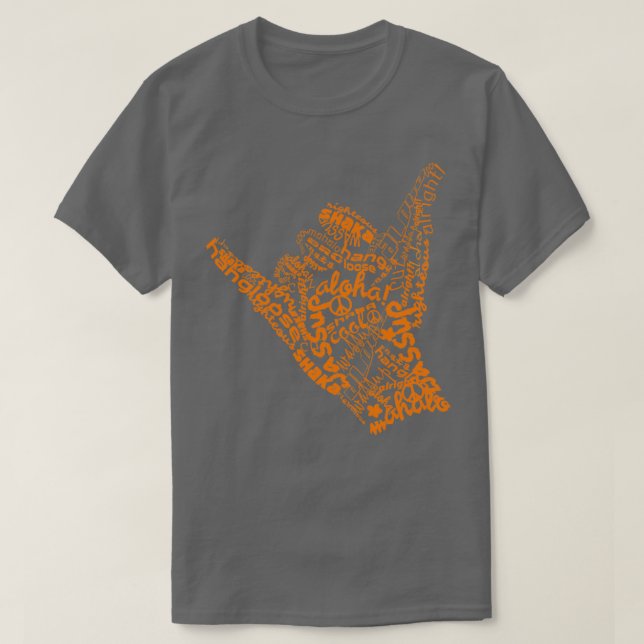 Shaka Sign Hang Loose T-Shirt (Design Front)