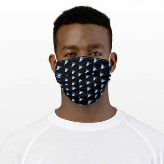 Shaka Sign X-Ray (Hang Loose) Adult Cloth Face Mask (Worn)