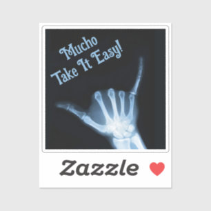 Shaka Sign X-Ray (Hang Loose) Sticker