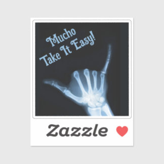 Shaka Sign X-Ray (Hang Loose) Sticker