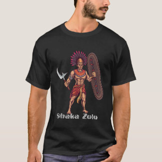 Shaka Zulu African Warrior Leader African King Jun T-Shirt