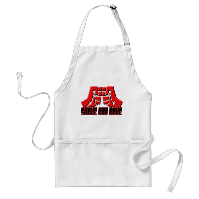 SHAKE AND BAKE ADULT APRON (Front)