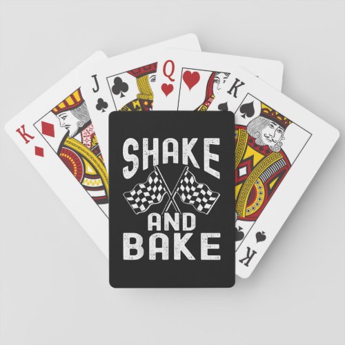 Shake And Bake  Racing  Playing Cards