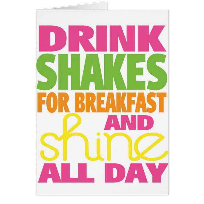 Shake and Shine Greeting Card