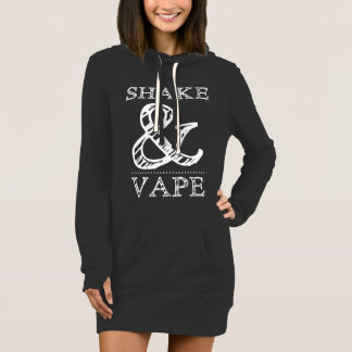 Shake And Vape Womans Hoodie Dress