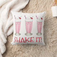 Shake It! Pink Strawberry Ice Cream Shop Milkshake