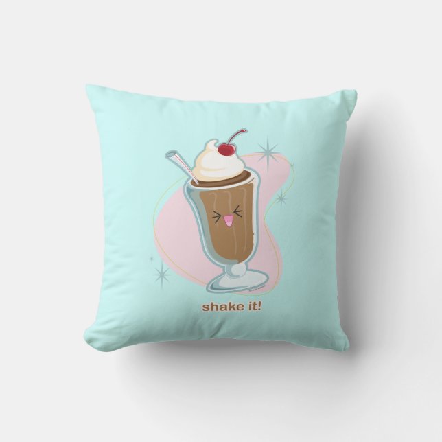 Shake It! Throw Pillow (Front)