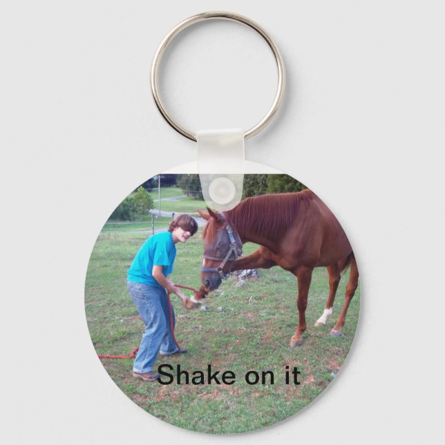 Shake On It Keychain (Front)