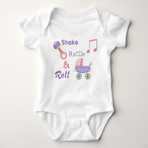 Shake Rattle and Roll Baby Girls Bodysuit