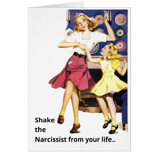 Shake the narcissist abuse from your life support cards (Front)