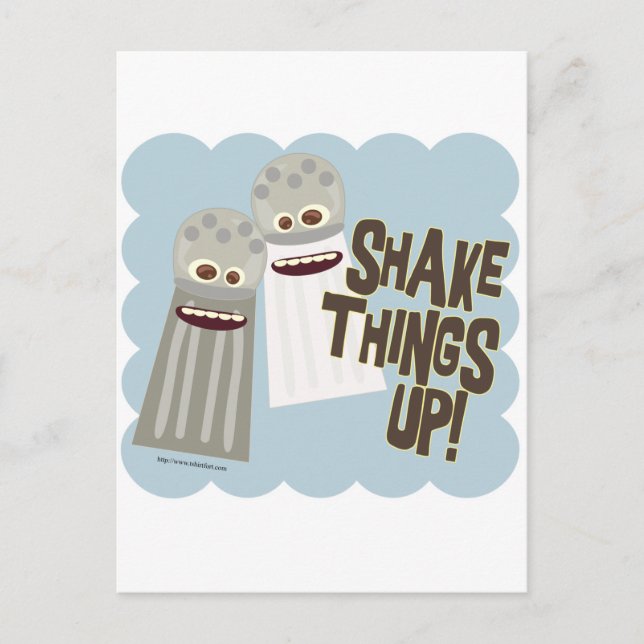 Shake Things Up! Postcard (Front)