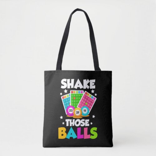 Shake Those Balls Funny Bingo Tote Bag