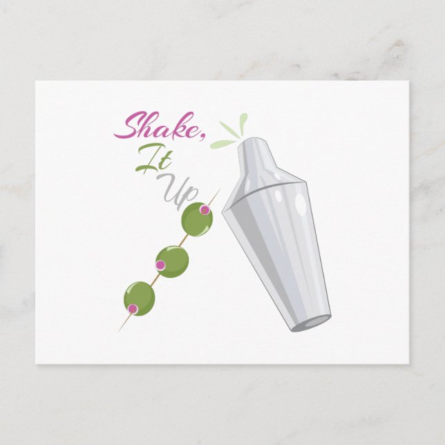 Shake, To Up Postcard (Front)
