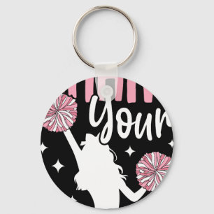 Shake Your Pom-poms Cheerleading Cheerleader Cheer Keychain