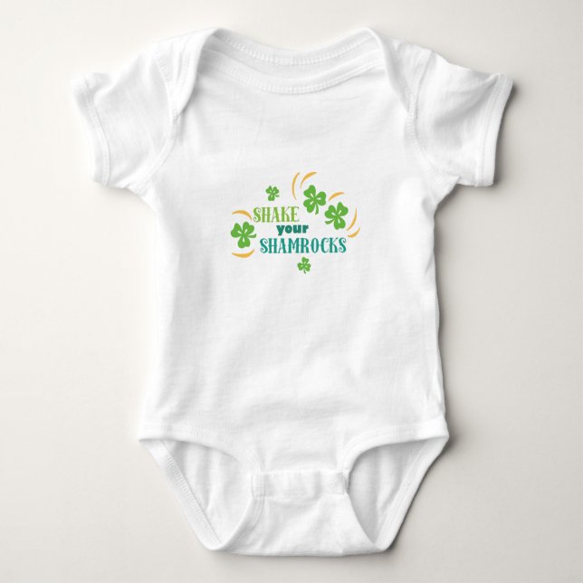 Shake Your Shamrocks Baby Bodysuit (Front)