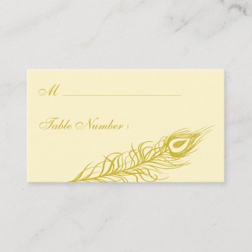 Shake your Tail Feathers Place Card brown