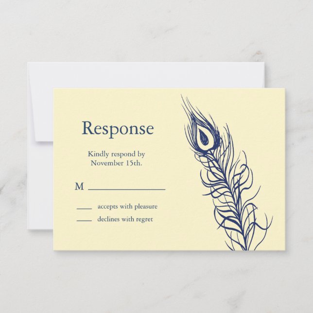 Shake your Tail Feathers RSVP (Front)