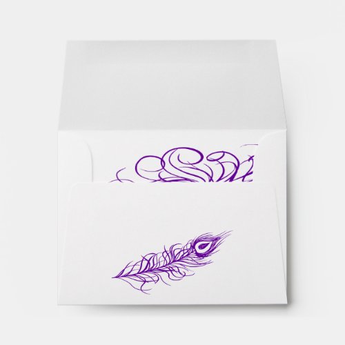 Shake your Tail Feathers Small Envelope violet
