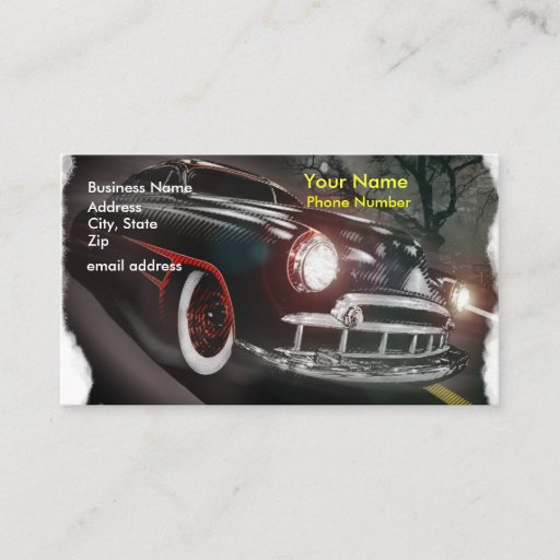 Customizable Shakedown Business Card