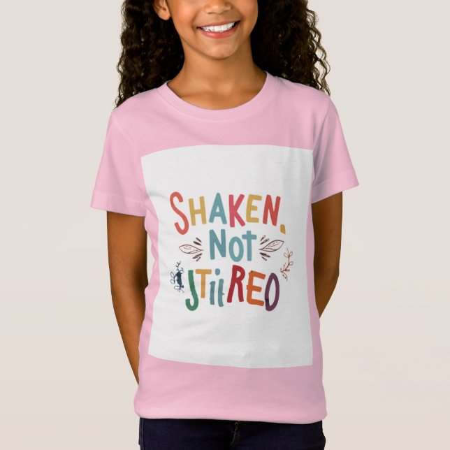 "Shaken, Not Stirred." T-Shirt (Front)
