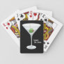 Shaken Not Stirred Vodka Martini Glass Cocktail Playing Cards