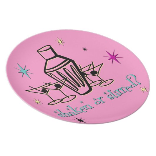 Shaken or Stirred? Dinner Plate (Right Side)