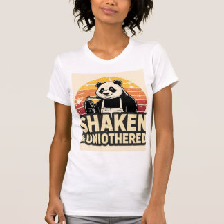 Shaken & Unbothered Panda Bartender Shirt